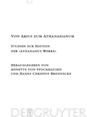 cover image of Von Arius zum Athanasianum